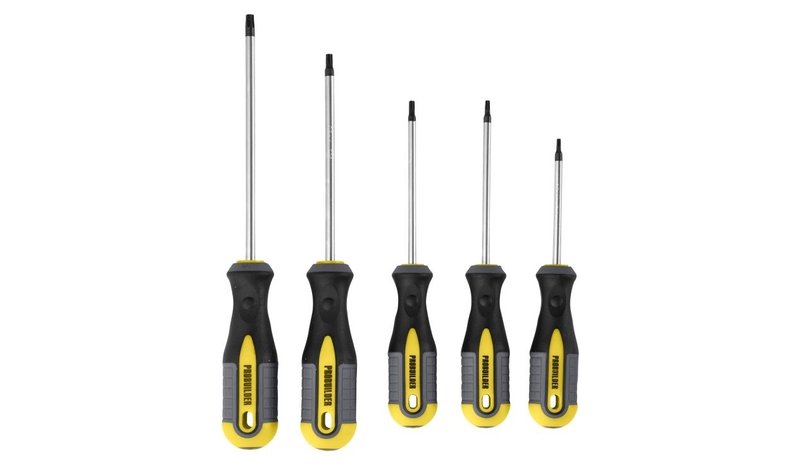PROBUILDER - RUUVIMEISSELISARJA TORX 5 OSAINEN