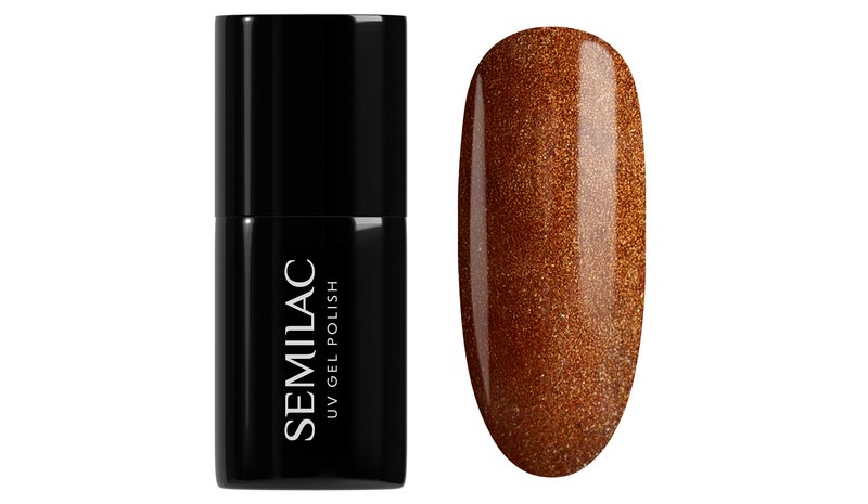 SEMILAC UV Gel Polish Glazed Cinnamon