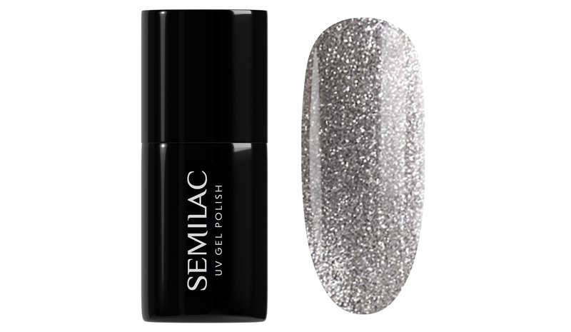 SEMILAC UV Gel Polish Silver Magnetic