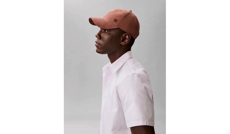 Calvin Klein Emblem Hardware Baseball Cap - Pink - ONE SIZE