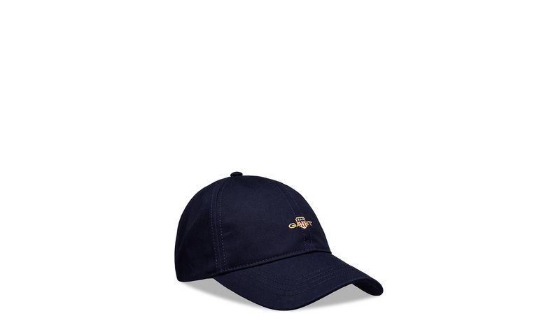 Gant Shield Cotton Twill Cap - Navy - ONE SIZE