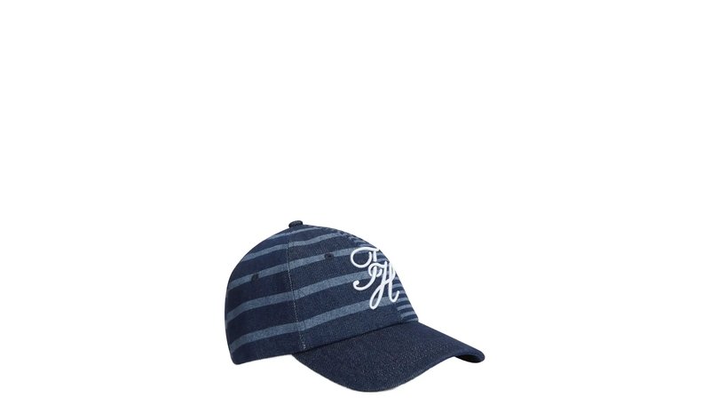 Tommy Hilfiger Th Nautical Script Cap - Navy - ONE SIZE