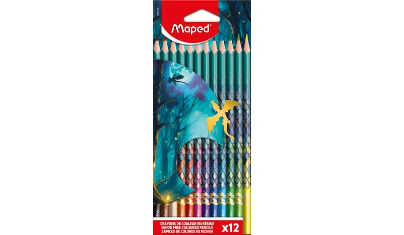 Maped Dragon värikynät 12 kpl