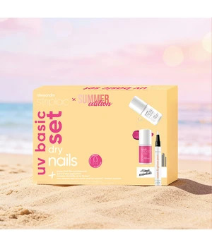Alessandro Striplac UV Basic Set dry nails Kynsilakkasetti 1 kpl