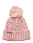 New Balance Lux Knit Pom Beanie - Pink - ONE SIZE