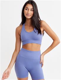 Drop of Mindfulness Double Strap Bra - Purple - XS