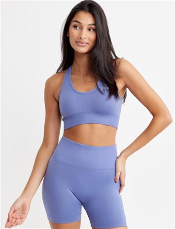 Drop of Mindfulness Double Strap Bra - Purple - XS