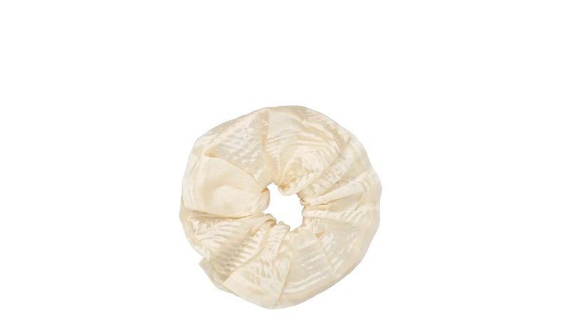 Becksöndergaard Wavey Scrunchie - Cream - ONE SIZE