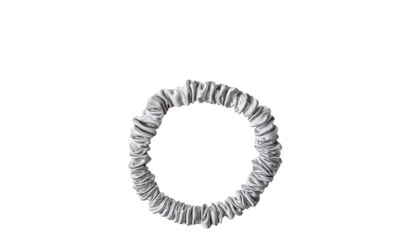 By Barb Silk Scrunchie - Grey - ONE SIZE