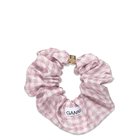 Ganni Shibori Pleat Scrunchie - Pink - ONE SIZE