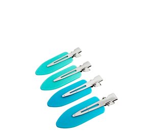 Pipol's Bazaar Clip Set Turqoise + Light Blue 4 Pcs - Blue - ONE SIZE