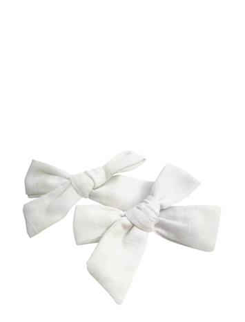 Pipol's Bazaar Stina Bow 2 Pcs White - White - ONE SIZE