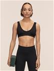 Casall Soft Touch Padded Sports Bra - Black - XL