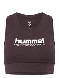 Hummel Hmlpulse Logo Light Support Bra - Brown - M