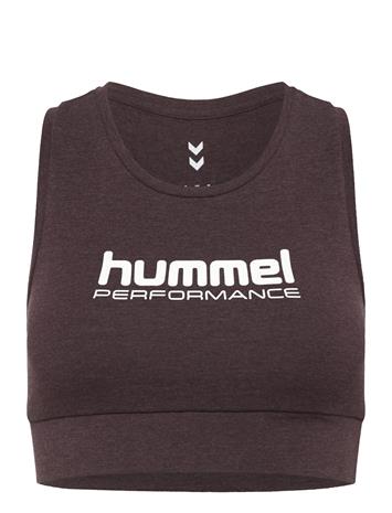 Hummel Hmlpulse Logo Light Support Bra - Brown - M