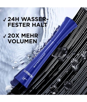 It Cosmetics Superhero Waterproof Mascara 9 ml – Super Black – kuva 6/8