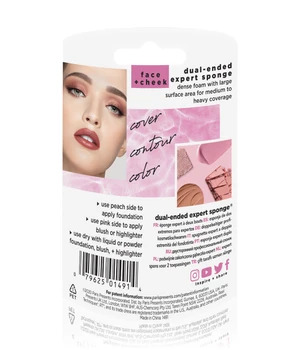 Real Techniques Dual-Ended Expert Sponge Meikkisieni 1 kpl