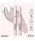 Moira Stellar Glaze Stick Shadow 008 Frosty – kuva 7