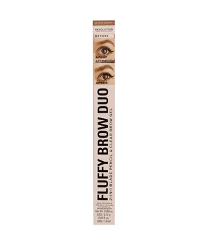 REVOLUTION Fluffy Brow Filter Duo Kulmakynä 1 ml Medium Brown