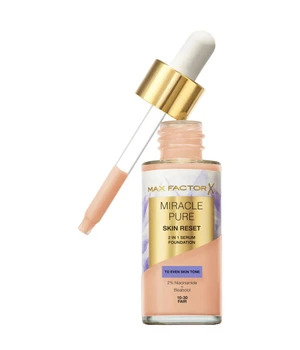 Max Factor Miracle Pure 2in1 Skin Reset Serum Foundation 85-90 Medium to Deep