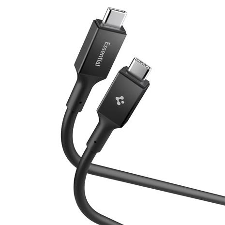 Spigen Essential USB C to USB C 100W Cable black EB10020CC