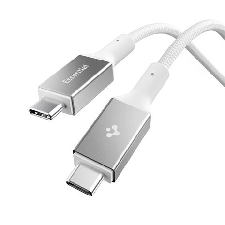 Spigen Essential USB C to USB C 100W Cable white EB10010CC