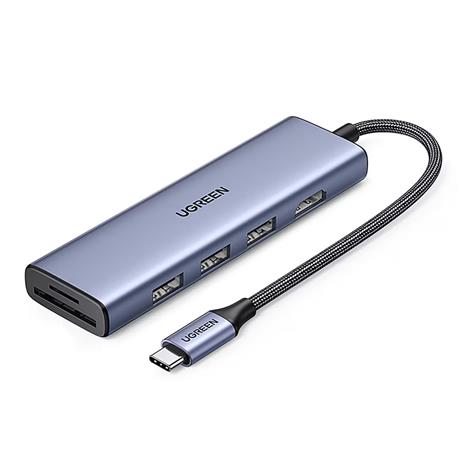 Ugreen 20956A interface hub USB Type-C 5000 Mbit/s Silver