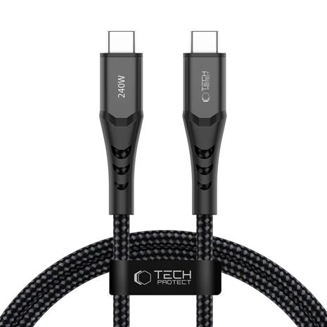 Tech-Protect Ultraboost UB11T USB-C / USB-C PD 240W / QC3.0 100 cm Cable - Black