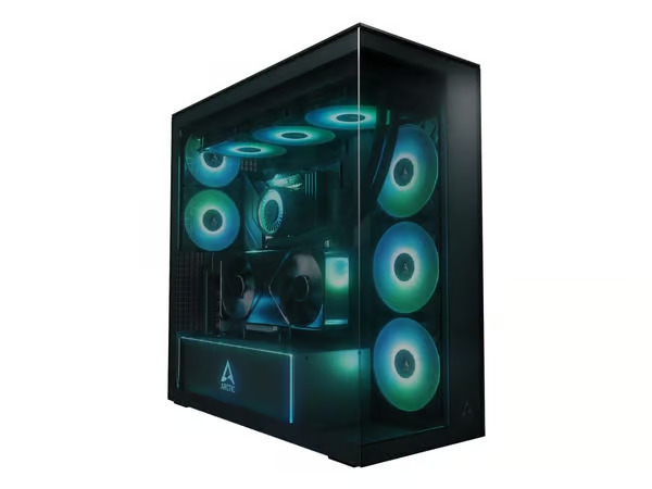 ARCTIC Xtender VG (Black) Premium E-ATX PC Case with Vertical GPU Mounting