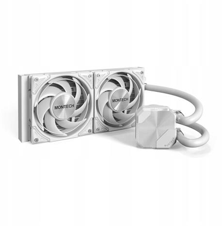 Montech HyperFlow240 Silent White - CPU Vesijäähdytys - Max 25 dBA
