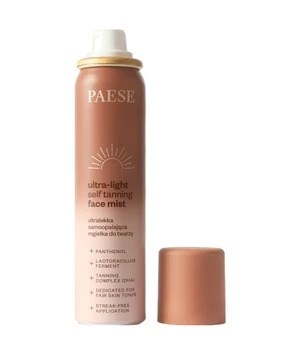 Paese Cosmetics Ultra-Light Self-Tanning Face Mist Itseruskettava spray 75 ml