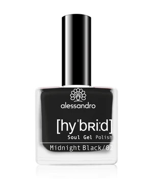 Alessandro Hybrid Kynsilakka 8 ml Midnight Black