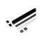 Light Solutions Aluminiumsprofil - Model L (Indbyg) - 20mm LED strip - Sort – kuva 1