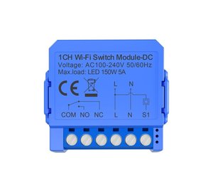 Avatto WiFi Switch 1CH Dry Contact DC - WSM16-DC-1