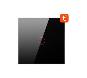 Avatto Smart Light Switch WiFi TS02-EU-B1 1 Way TUYA (black)