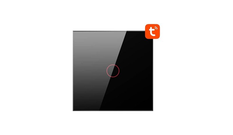 Avatto Smart Light Switch WiFi TS02-EU-B1 1 Way TUYA (black)