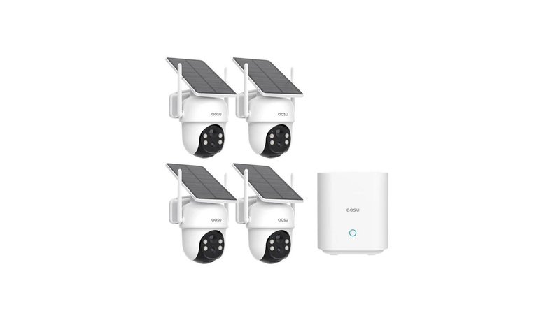 Aosu SolarCam D1 Classic Kit - 4 Camera's – kuva 1/1