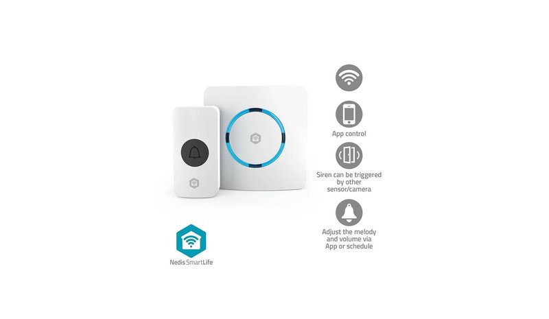 Nedis SmartLife Chime WiFi White – kuva 1/3