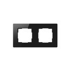 Avatto 2 Socket TS20 Light Switch Frame - Black