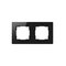 Avatto 2 Socket TS20 Light Switch Frame - Black – kuva 1
