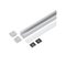 Light Solutions Aluminiumsprofil - Model L - 20mm LED strip - Alu – kuva 1