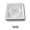 Light Solutions Shelly - Wall Display Table Stands - 35 degrees - White – kuva 1