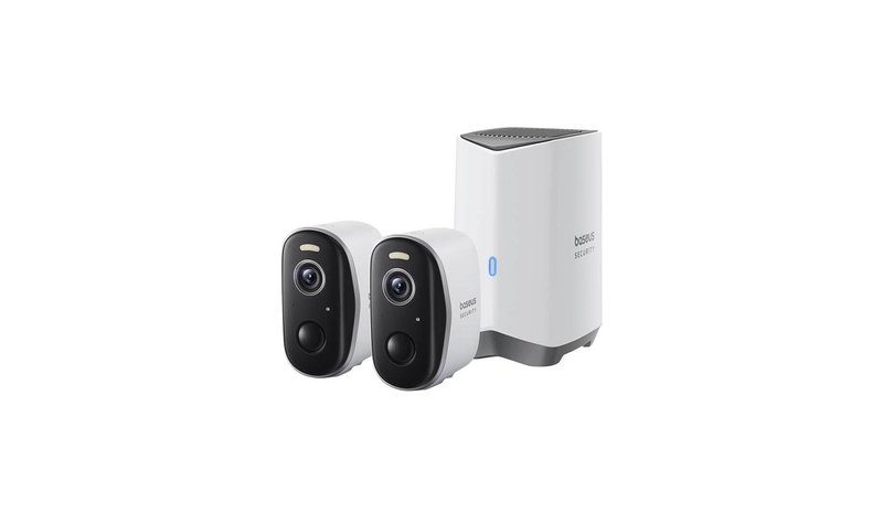 Baseus N1 Plus 2K Outdoor Camera Set (White)