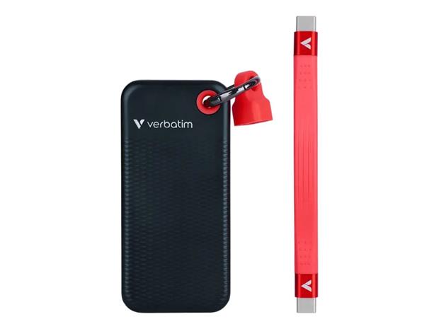 Verbatim Pocket SSD USB 3.2 Gen 2 2TB Black/Red