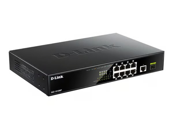 D-Link DGS-1010MP/E, kytkin