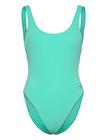 Speedo Womens Textured Deep U-Back - Blue - 38