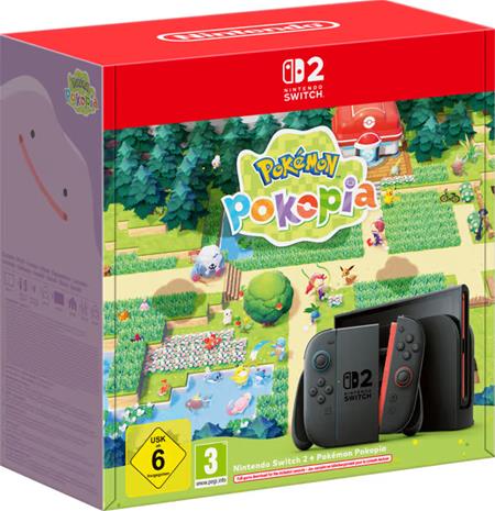 Nintendo Switch 2 + Pokemon Pokopia, pelikonsolipaketti