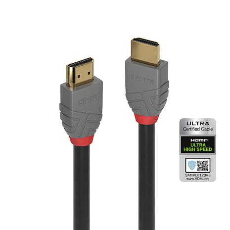 Lindy Anthra Line HDMI cable with Ethernet - 50 cm
