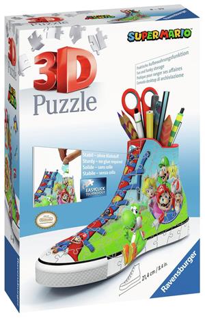 Ravensburger SNEAKER - SUPER MARIO - 3D, 108 kpl, 8 År