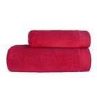 Pyyhe 50x90 Misty paksu punainen 100% puuvilla 450g Zero Twist pehmeä